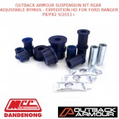 OUTBACK ARMOUR SUSPENSION KIT REAR ADJ BYPASS - EXPD HD RANGER PX/PX2 9/2011+
